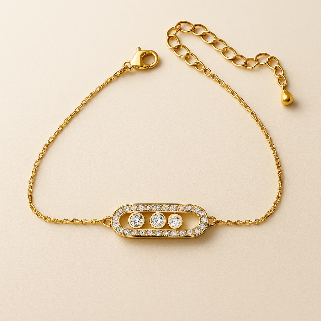 Bracelet messika en acier inoxydable