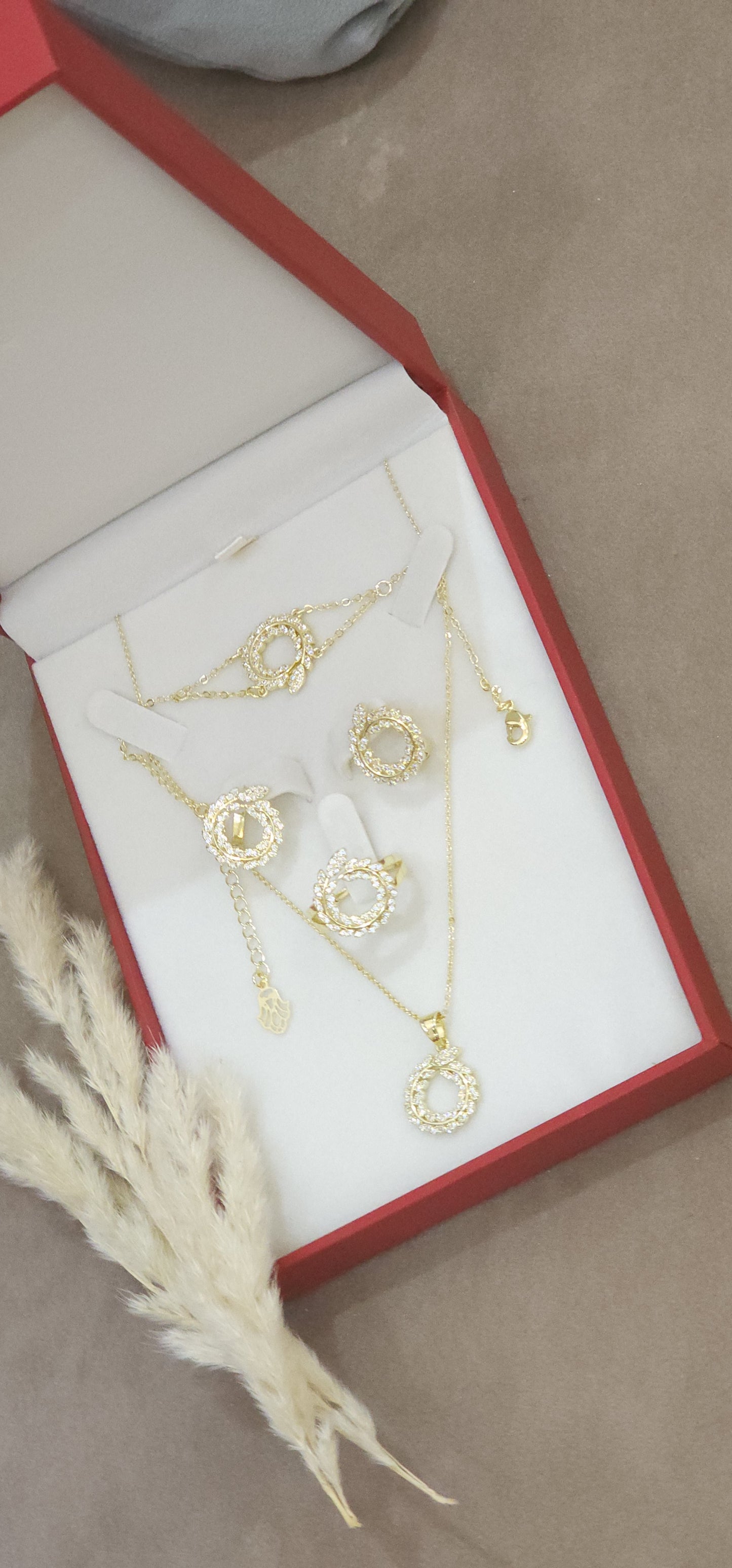 Set Bijoux Élégance Royale sans bague