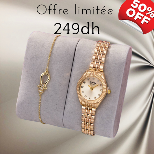 Montre Swiss + Gourmet – Offre Limitée à 249 Dh