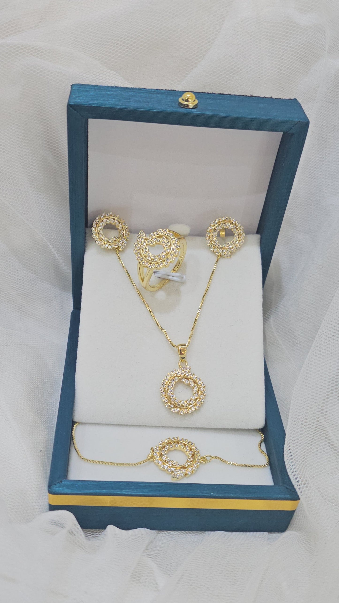 Set Bijoux Élégance Royale sans bague