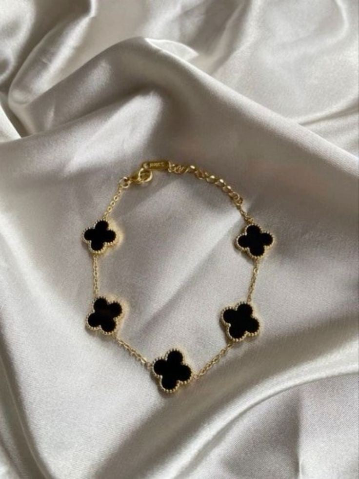 Set Collier et Bracelet noir