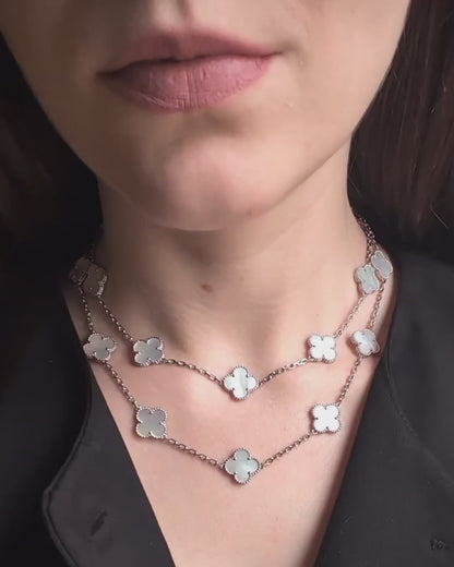 Collier Van Cleef Inspiration Élégance Perle Dorée